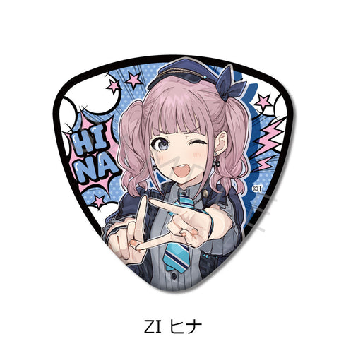 『ガールズバンドクライ』第5弾 ピック型缶バッジ ZI ヒナ